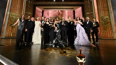 Paul Thomas Anderson y todo el equipo de la pel�cula �Una batalla tras otra�