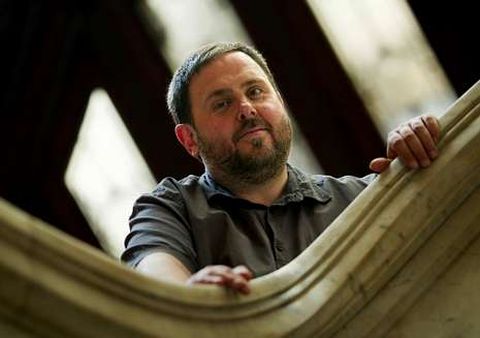 <span lang= es-es >ERC presiona</span>. Oriol Junqueras reclama a Converg�ncia que aclare con su socio Uni� su postura sobre la consulta soberanista.