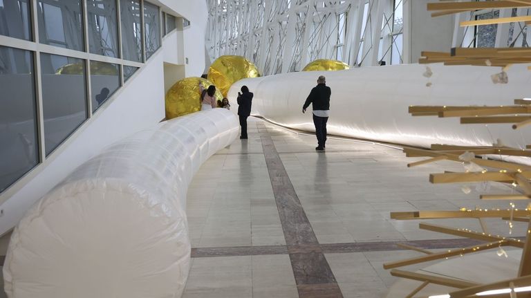 Instalaci�n navide�a en el Museo Gai�s