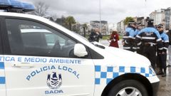 Imagen de archivo de una presentaci�n de la Polic�a Local de Sada.