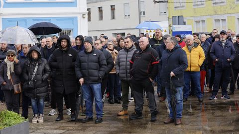 <span lang= gl >Particicipantes na concentraci�n convocada este luns en Celeiro en defensa da pesca costeira de baixura e artesanal</span>