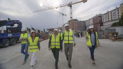 As van las obras de la nueva estacin de buses de Lugo y el prking de la Intermodal