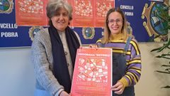 Amparo Cerecedo, edila de Desenvolvemento Local, y Blanca �lvarez, orientadora laboral, presentaron el programa Roteiro