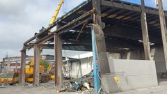 Los trabajos de demolici�n ya van bastante avanzados.