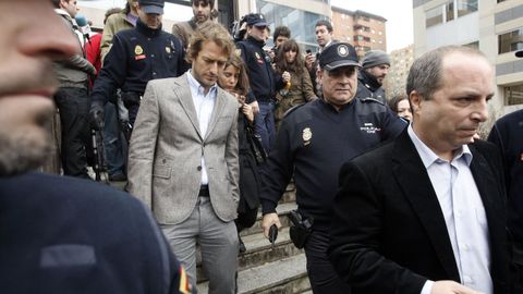 El controlador areo Csar Cabo llegado a la Audiencia de Madrid en una imagen de archivo del 2010