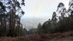 Contaminaci�n en Oviedo observada desde el Monte Naranco.