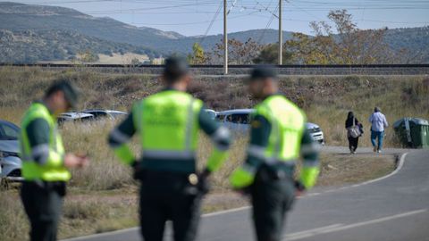 Tres guardias civiles en el accidente ferroviario de Urda. 