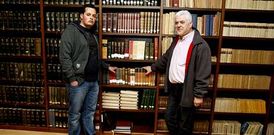 Iv�n Rocha (izquierda) y Fernando Di�guez recibieron premios en el IES Xelm�rez I.