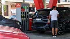 Una estacin de servicio gallega