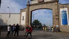 Piquetes en la puerta de Navantia en la ma�ana de este mi�rcoles