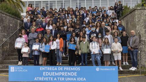 Foto de archivo de la entrega de premios de la iniciativa Eduemprende en el 2022
