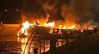 El incendio y posterior hundimiento del Jangoikoa ocurri� la noche del 4 de septiembre del 2024 en el puerto de Camari�as.
