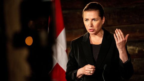 Mette Frederiksen, primera ministra de Dinamarca, en una imagen de archivo.