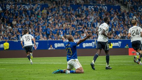 Las mejores im�genes del Real Oviedo ante el Real Madrid