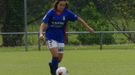 Henar Real Oviedo Femenino.Henar, durante un encuentro de esta temporada