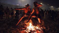 El San X�an de A Coru�a a pie de playa