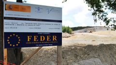 Las obras para convertir la antigua cantera de Morgade (Xinzo) en una planta de tratamiento de residuos de la construcci�n terminaron hace trece a�os, pero nunca lleg� a abrir.