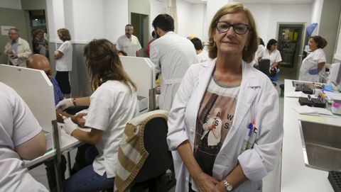 Soledad Mart�nez lleva once a�os trabajando en el centro de salud de Nar�n