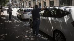 La parada de taxis del parque de San L�zaro se mover� a Xaqu�n Lorenzo.