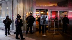 Entrada del MoMa de Nueva York, evacuado tras un apu�alamiento
