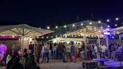 Imagen del chiringuito Ollomol Playa durante una noche del pasado verano