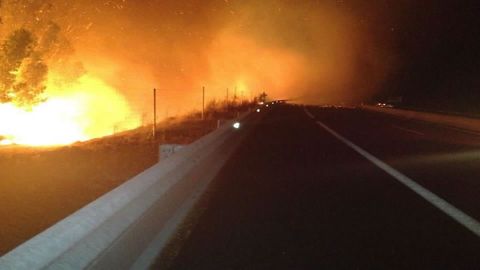 Incendio en Palmeira