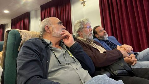 De izquierda a derecha, Salus �lvarez, Ren� Barbier y Antonio Lombard�a