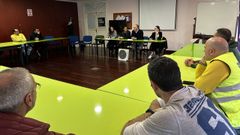 Reuni�n de los trabajadores de Jardincelas con el Ayuntamiento de Culleredo