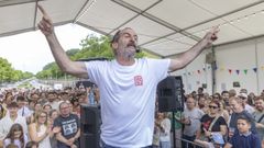 As� fue el preg�n de cierre de las fiestas de As Fonti�as a cargo de Luis Zahera