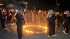 Festa da Queimada en Ris.