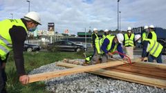 Ayer comenzaron las obras en el edificio Impulso Verde