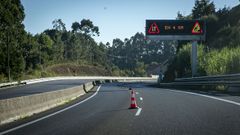 Autov�a de Barbanza en obras