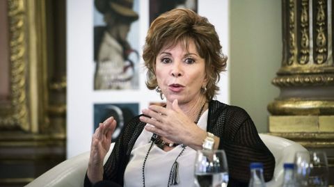 La escritora Isabel Allende, en la presentaci�n de su �ltima novela.