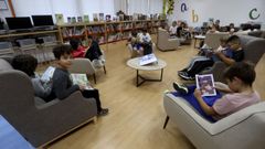 Sala de lectura del CEIP Emilia Pardo Baz�n, en A Coru�a