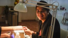 Alexandra acaba de abrir su propio centro de manicuras en las galer�as del parque de San L�zaro