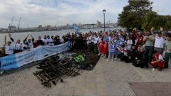 En la accin participaron ms de 90 buceadores y un grupo de voluntarios que permanecieron en tierra.