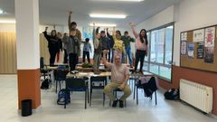 Las clases particulares las imparte en el local social de los vecinos de Anceis el profesor Diego Gonz�lez Lesta