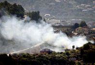 Las quemas de rastrojos pueden derivar en incendios, como este de la imagen en Chapela. 