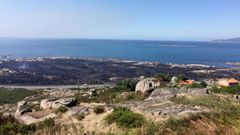 El incendio arras� m�s de veinte hect�reas en la zona de Quilmas