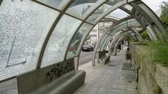 El intercambiador de Tras Alameda, ahora infrautilizado, pretend�a ser clave en el sistema.