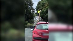 Video de la Guardia Civil conducci�n temeraria en la carretera de Guitiriz os Vilares