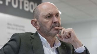 Rafael Louz�n, presidente de la Real Federaci�n Espa�ola de F�tbol.