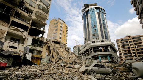 Bombardeo en el L�bano.