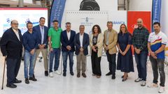 Presentación de la 26 Semana Abanca en el Centro Cultural Marcos Valcárcel, con Alfonso Mandado, Manuel Pérez, Avelino Pazos, José Ángel Besada, Luis Menor, Beatriz Fernández, Xosé Quiroga, Rosana Almeida, Daniel Blanco y Jacobo Pereira.  