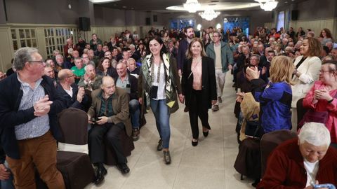 Acto de Candia con militantes de las parroquias de Lugo