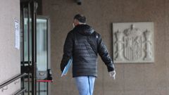 Entrada a los juzgados de Vigo