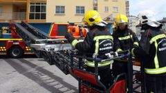 Foto de archivo de una intervenci�n de los bomberos de Barreiros