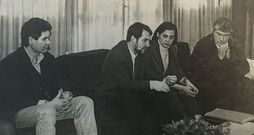 Los cuatro miembros del gobierno actual en 1996