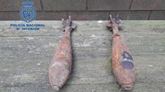 Dos explosivos de la Guerra Civil encontrados en Oviedo