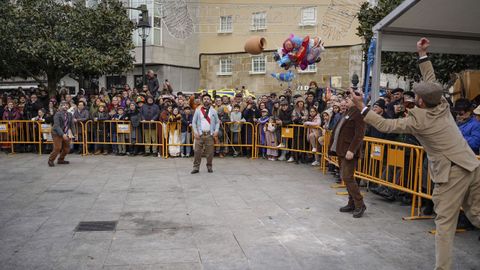 Los competidores hicieron gala de su maestr�a en lanzamientos y recepciones